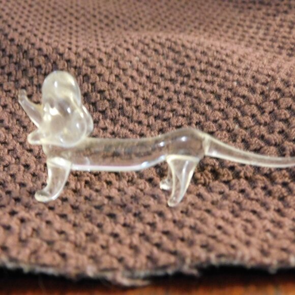 Glass Blown Dachshund dog - Picture 4 of 5
